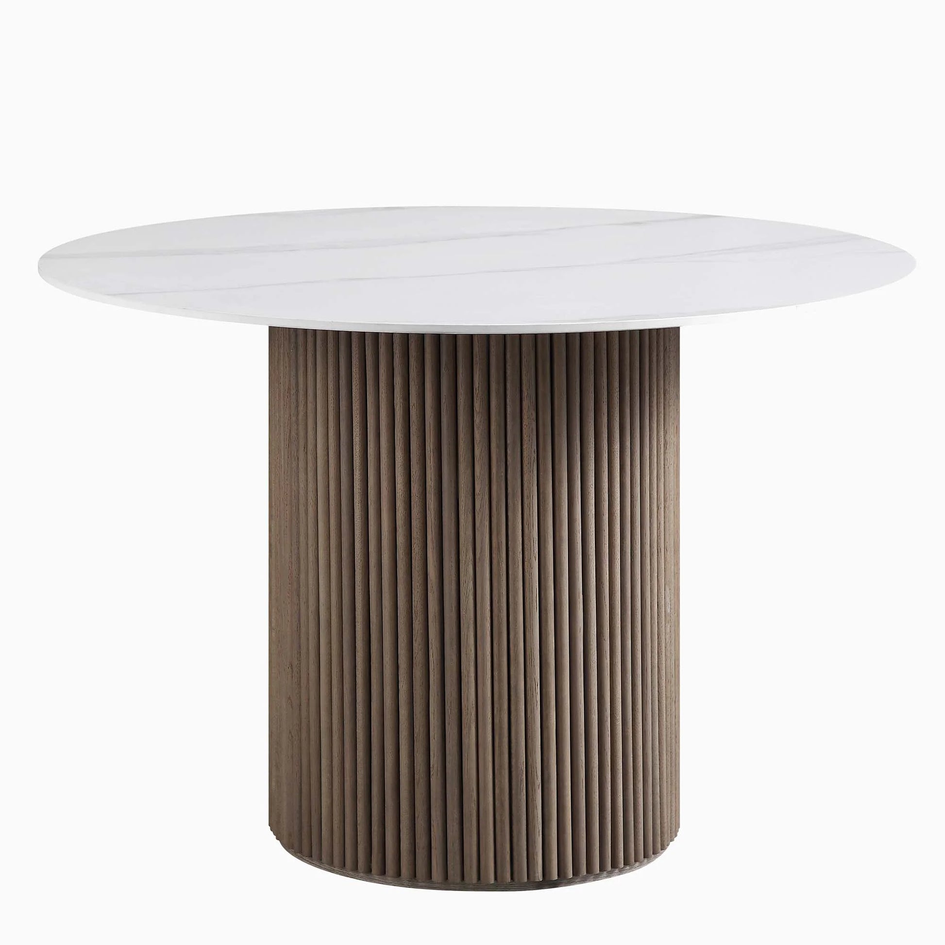 Velin Round Solidwood Pedestal Dining Table