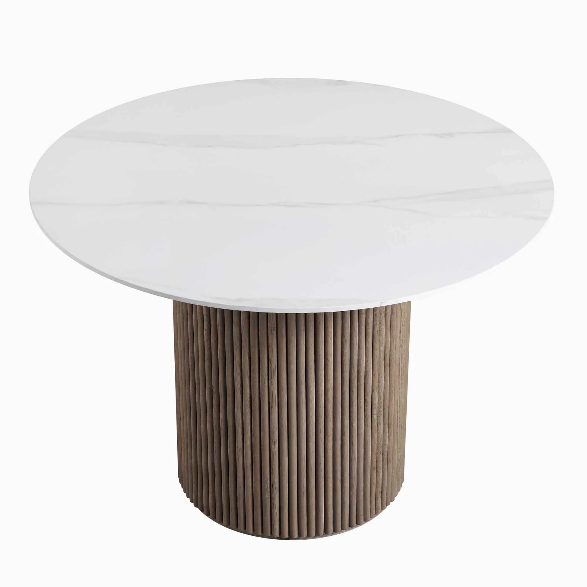 Velin Round Solidwood Pedestal Dining Table