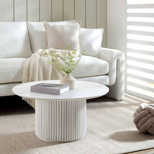 {"alt" => "Wynmist Round Solidwood Pedestal Coffee Table"}