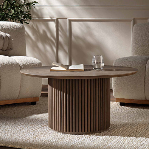 {"alt" => "Wynmist Round Solidwood Pedestal Coffee Table"}