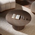 Wynmist Round Solidwood Pedestal Coffee Table