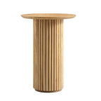 Velin Round Side Table Pedestal Base | Mamta Handicraft