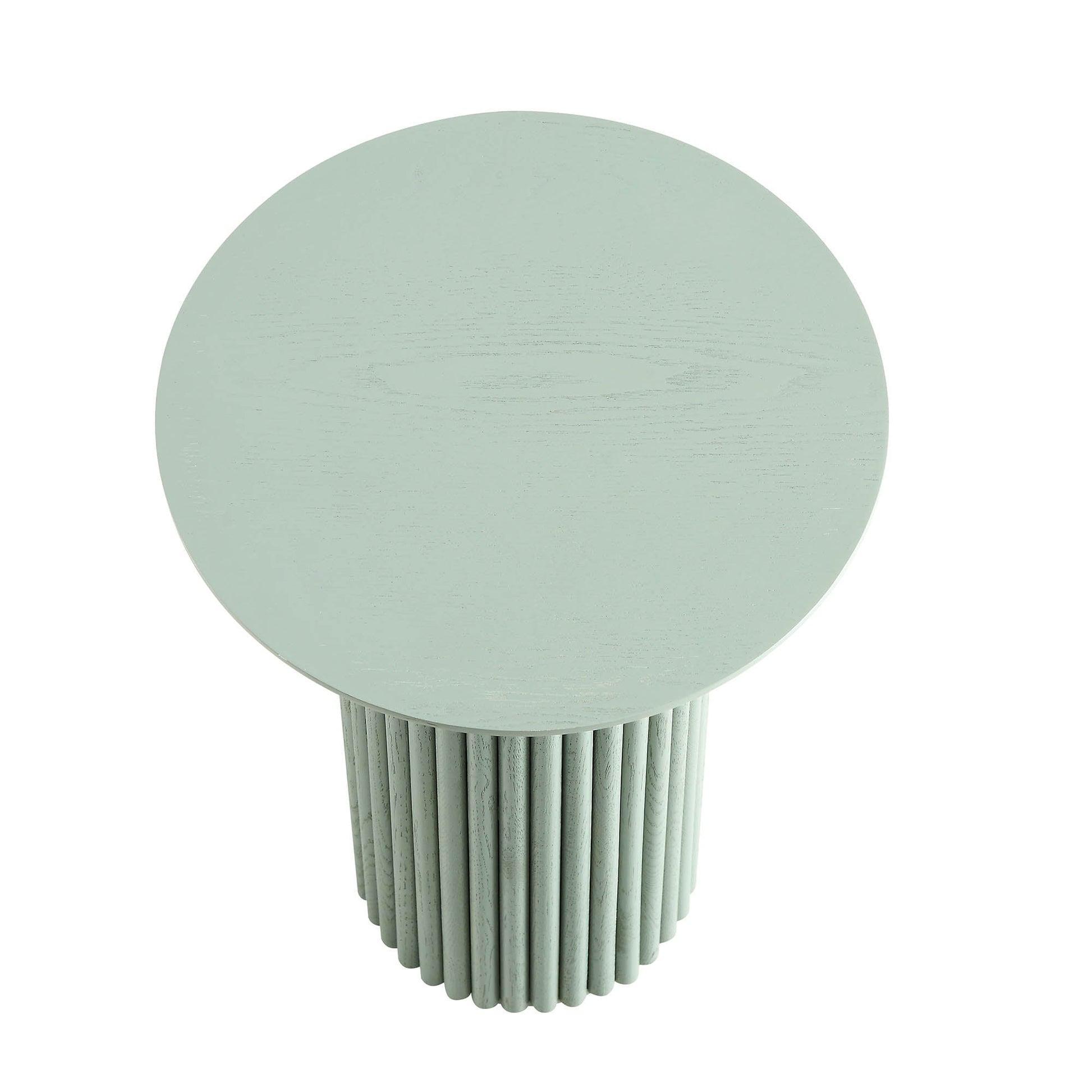 Velin Solid Wood Round Side Table