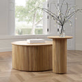 Velin Round Side Table Sheesham Wood | Mamta Handicraft