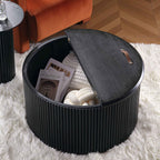 Velin Round Coffee Table Angle View | Mamta Handicraft
