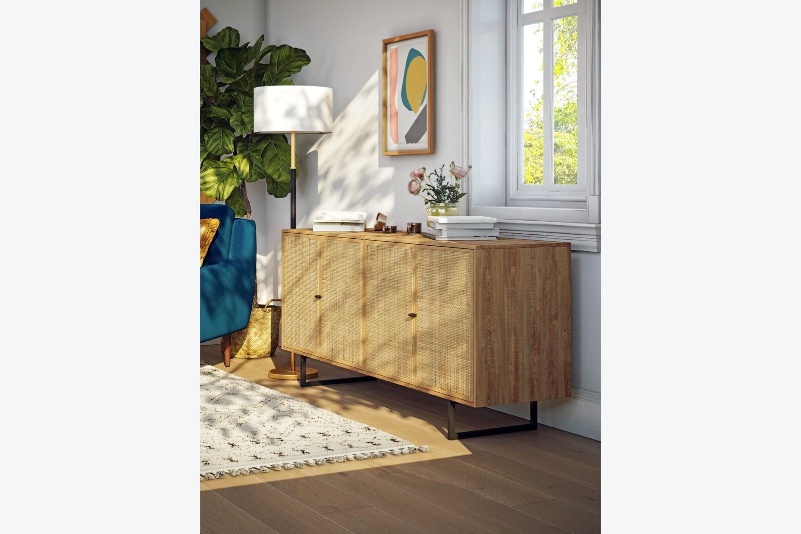 Oslo Solid Wood Sideboard | Mamta Handicraft