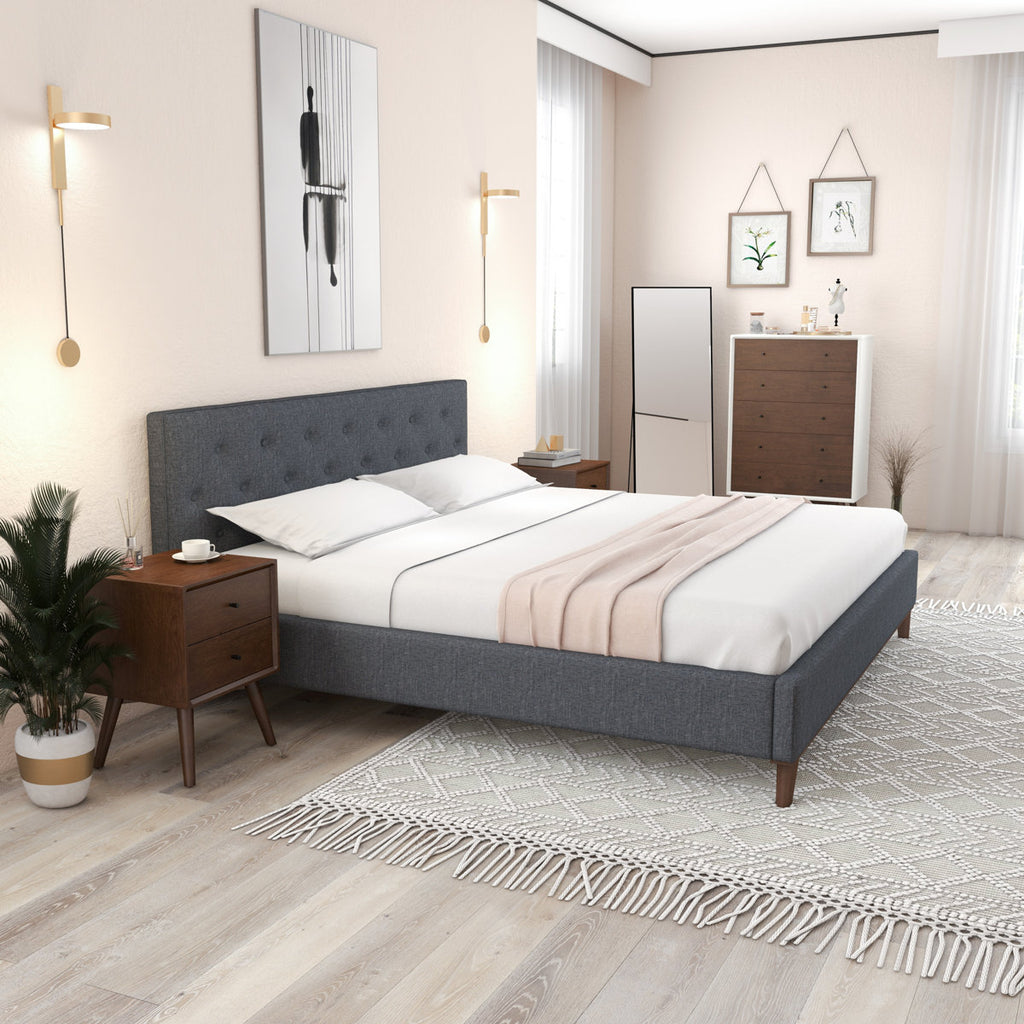Bobina Upholstered Platform Bed
