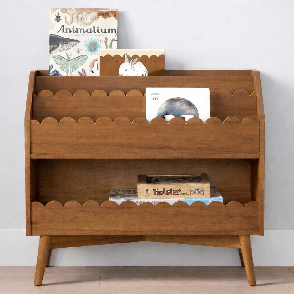 Mid-Century Toy Dump w/ Bookrack