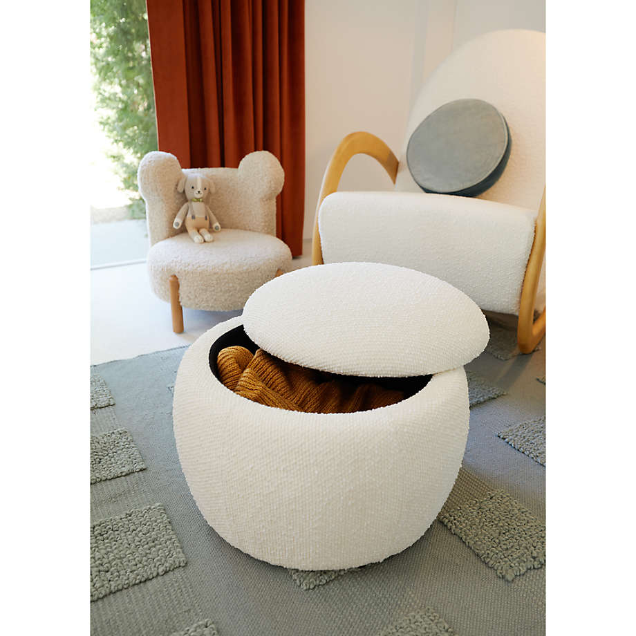 Kids Cream White Bear Play Chair