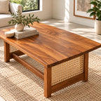 California Teak Wood Coffee Table 117CM