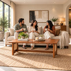 California Teak Wood Coffee Table 117CM