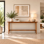 California Teak Wood Console Table 132CM