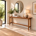 California Teak Wood Console Table 132CM