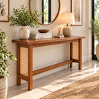 California Teak Wood Console Table 132CM