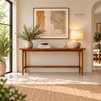 California Teak Wood Console Table 132CM