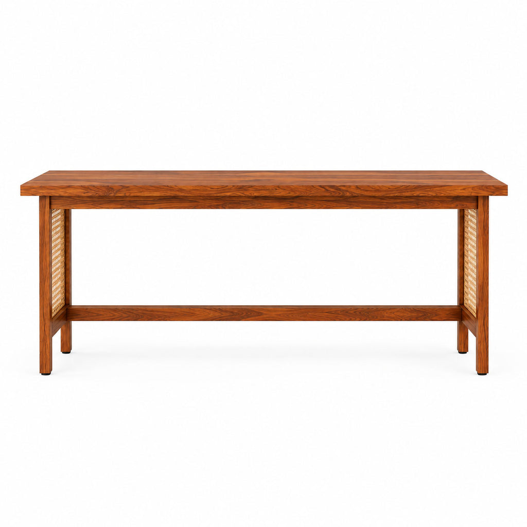 California Teak Wood Console Table 132CM