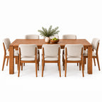 California Teak Wood Dining Table 8 Seater