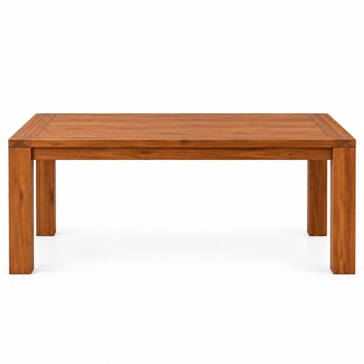 California Teak Wood Dining Table 6 Seater