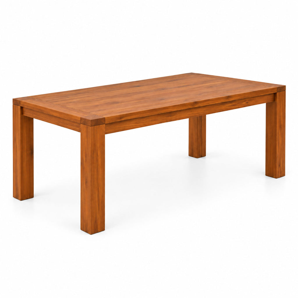 California Teak Wood Dining Table 8 Seater
