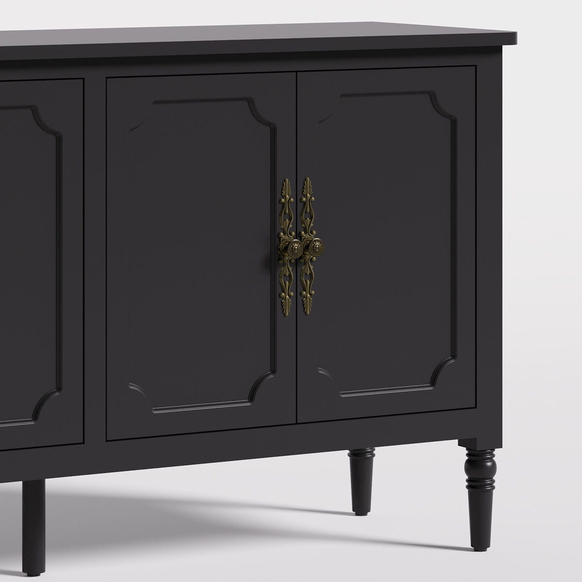 Collynns 58" W Sideboard Cabinet with Adjustable Shelves and 4 Doors