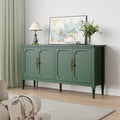 Solid Wood Sideboard Cabinet — 4 Doors with Adjustable Shelves | Mamta Handicraft