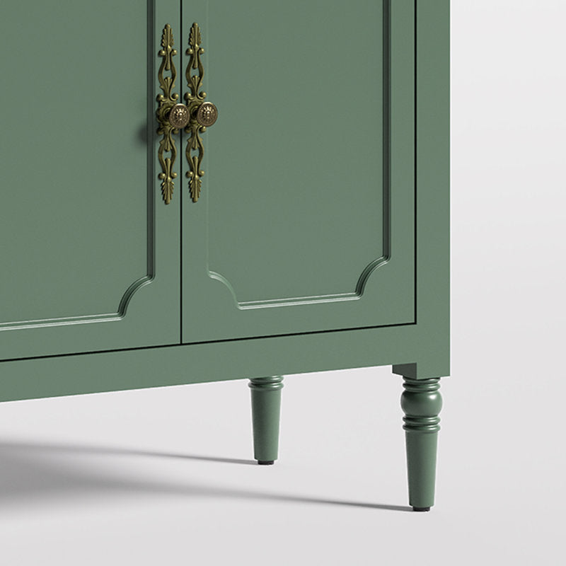 Solid Wood Sideboard Cabinet — 4 Doors with Adjustable Shelves | Mamta Handicraft
