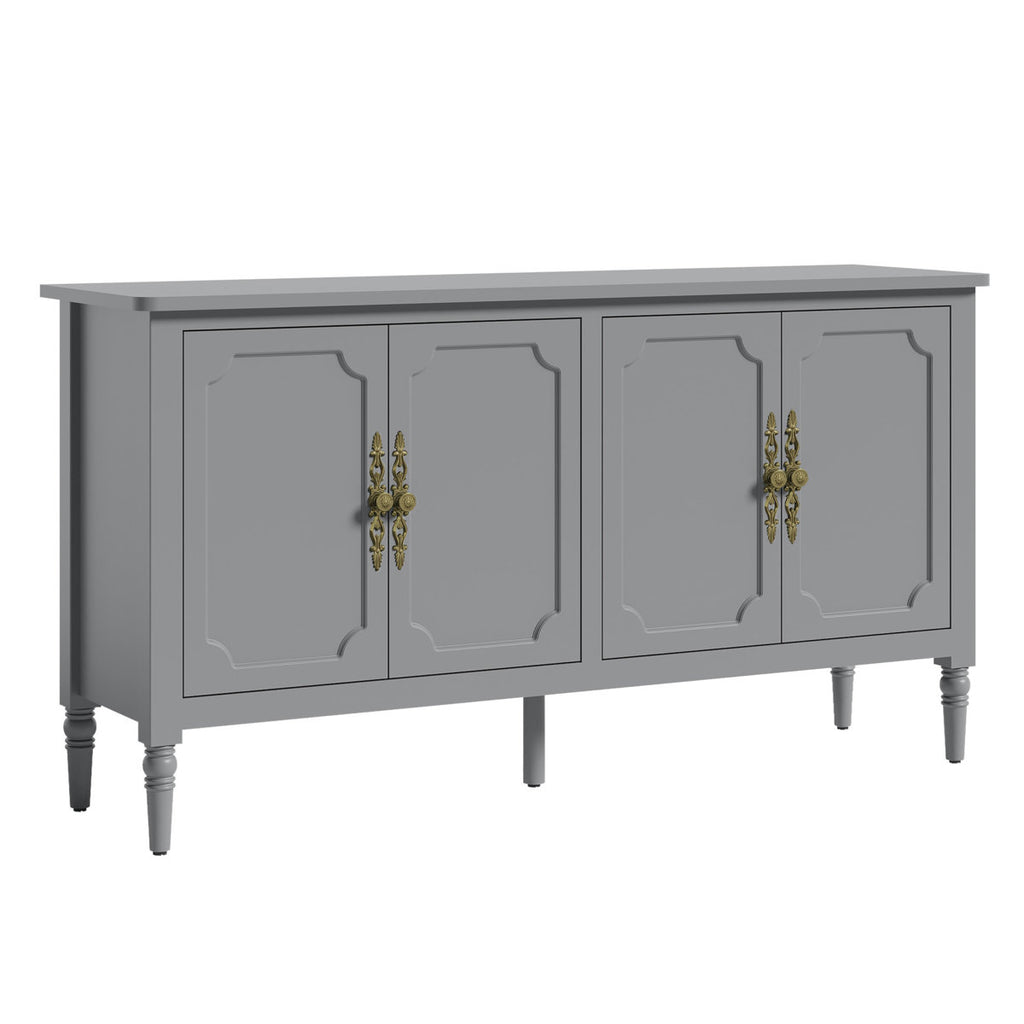 Collynns 58" W Sideboard Cabinet with Adjustable Shelves and 4 Doors