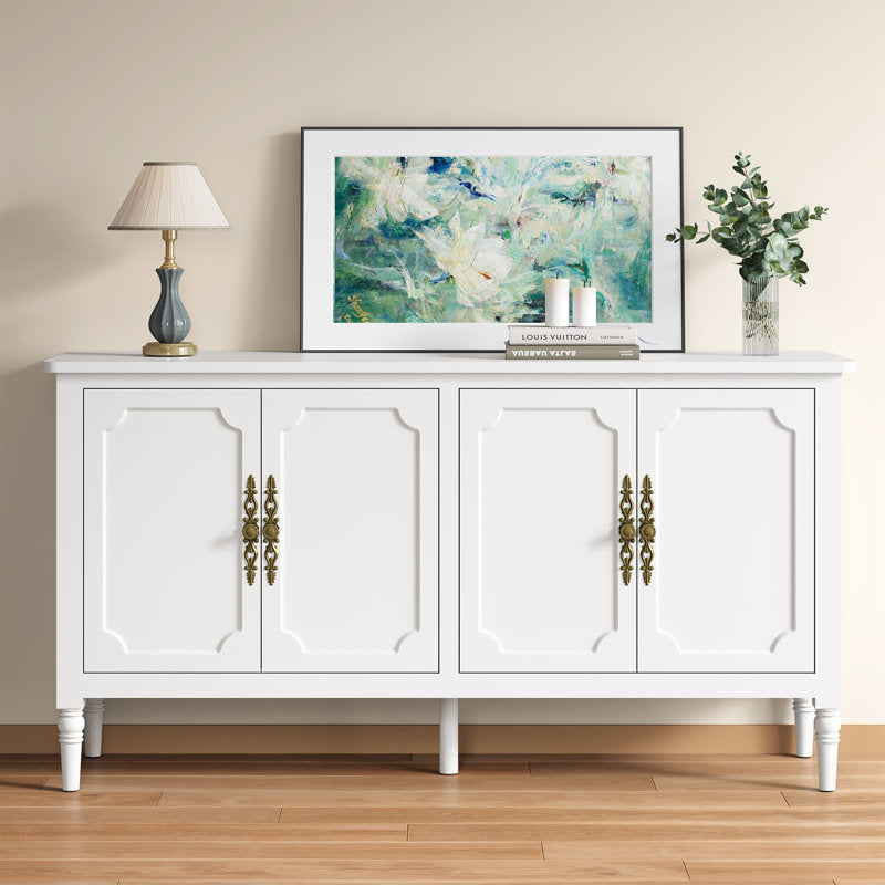 Collynns 58" W Sideboard Cabinet with Adjustable Shelves and 4 Doors