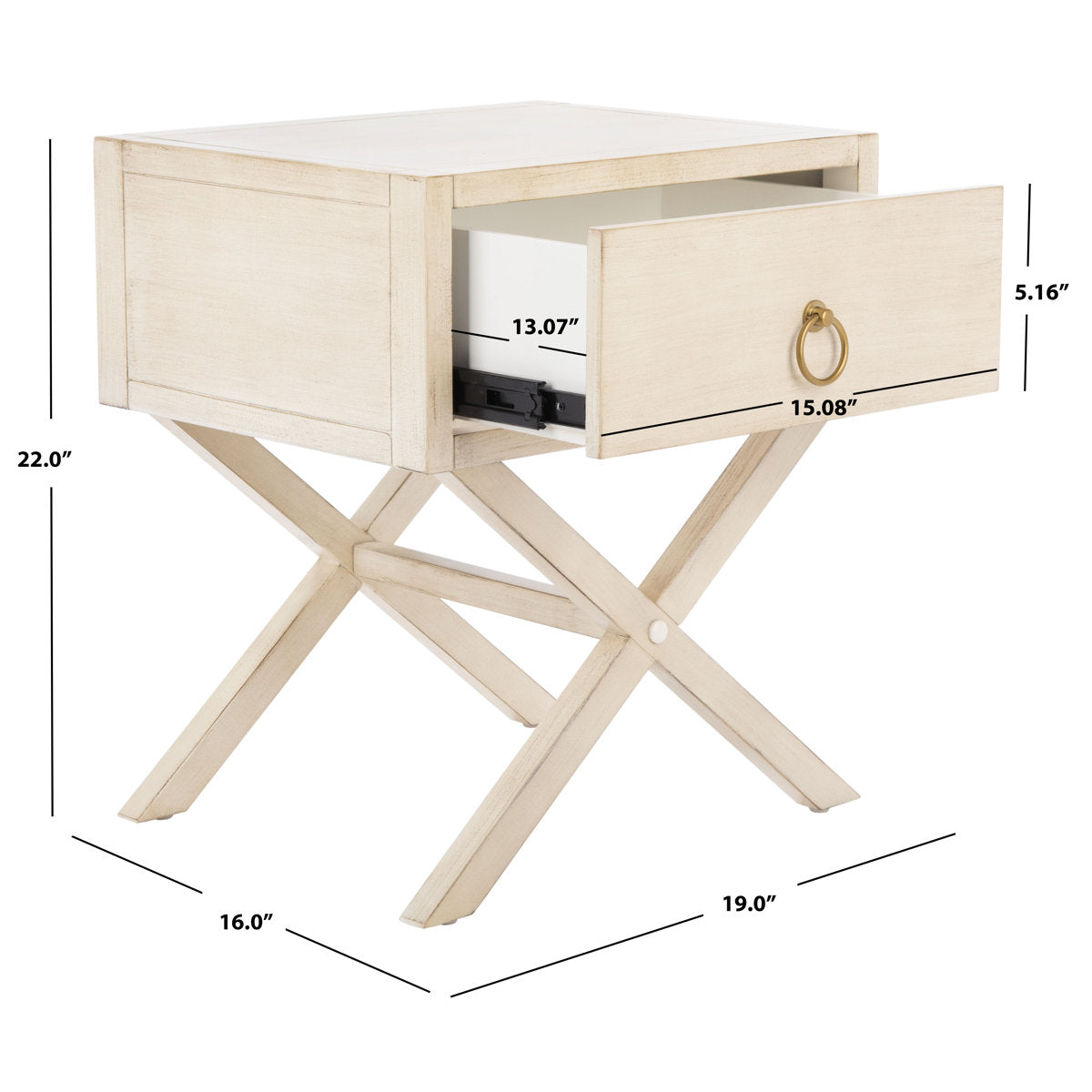 Commer 19.02'' W Nightstand