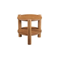 Titoz Mango Wood Side Table Lifestyle | Mamta Handicraft