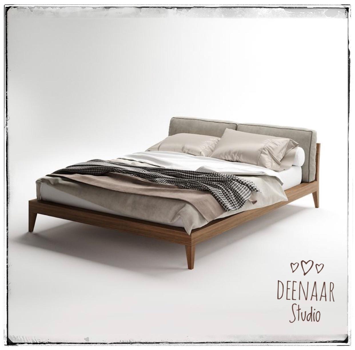 Teak Wood Bed ELVI Collection