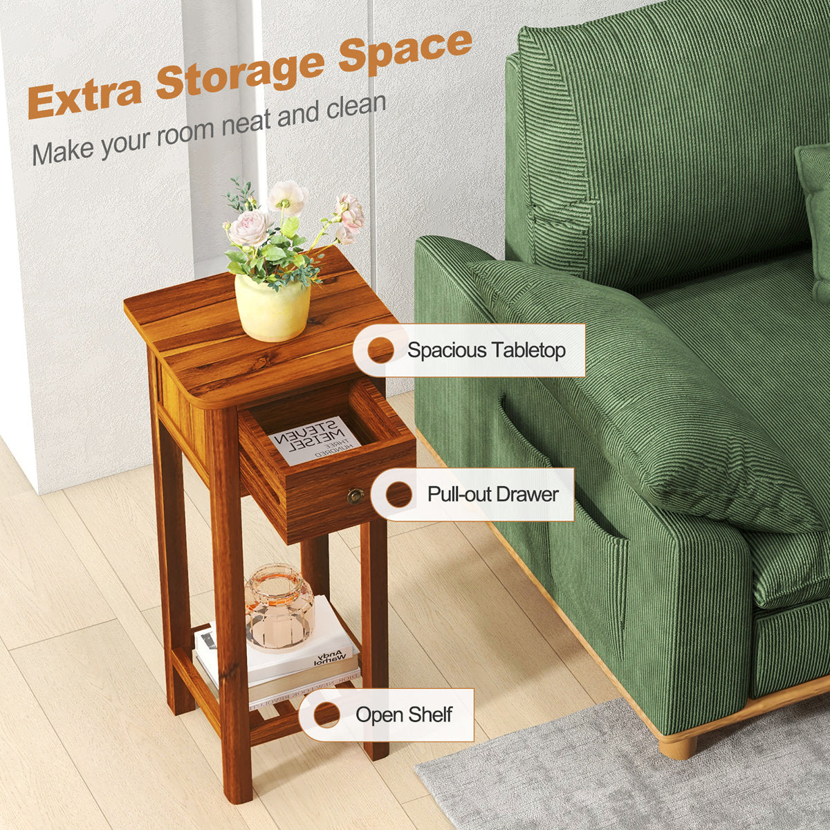 Darcey 14'' W Nightstand