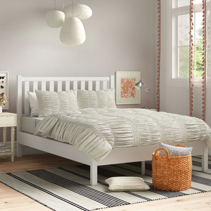 Eric Solid Wood Low Profile Standard Bed