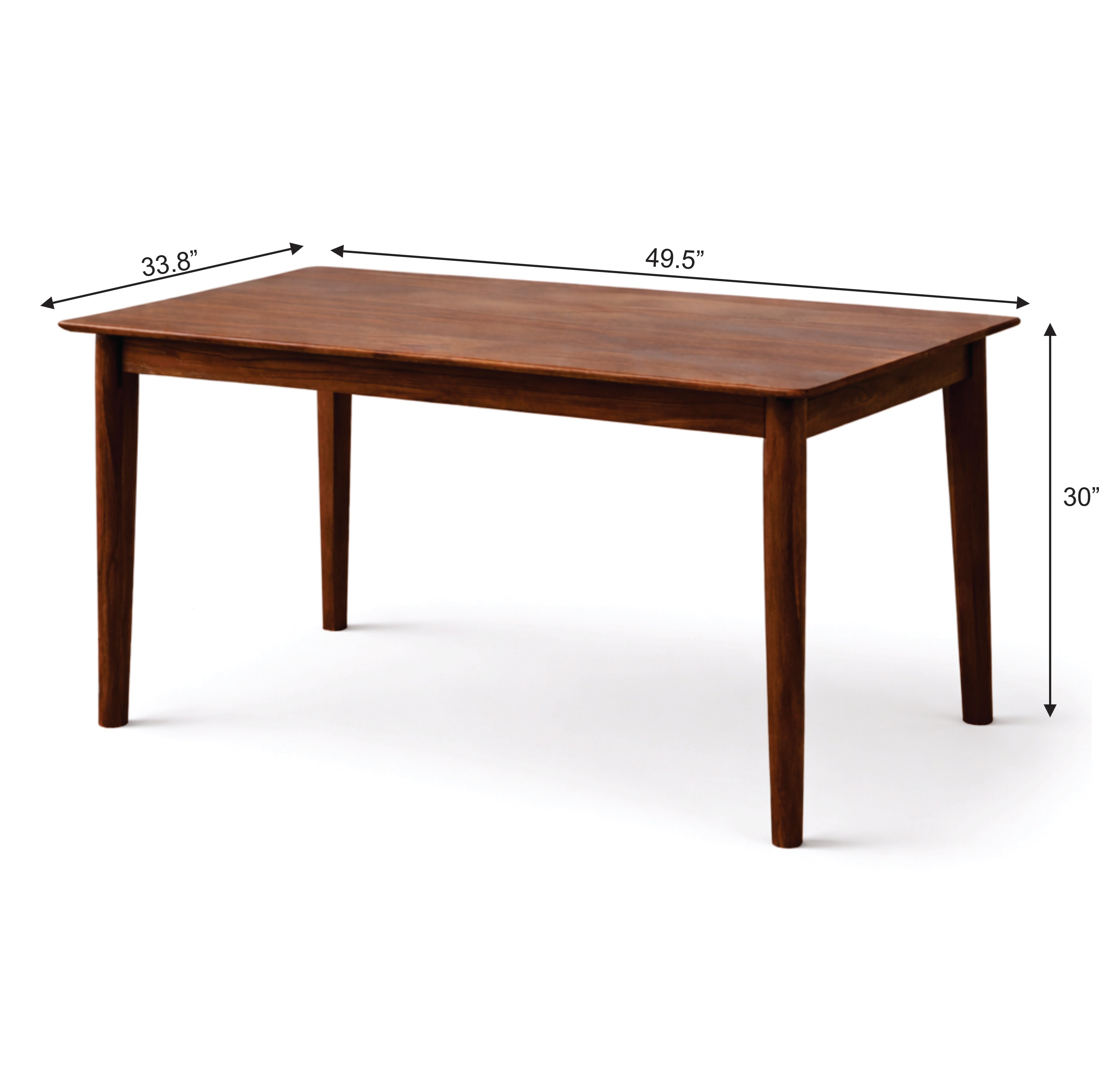 Urban Living Solid Sheesham Wood 6 Seater Dining Table