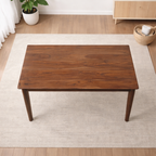 Urban Living Solid Sheesham Wood 6 Seater Dining Table