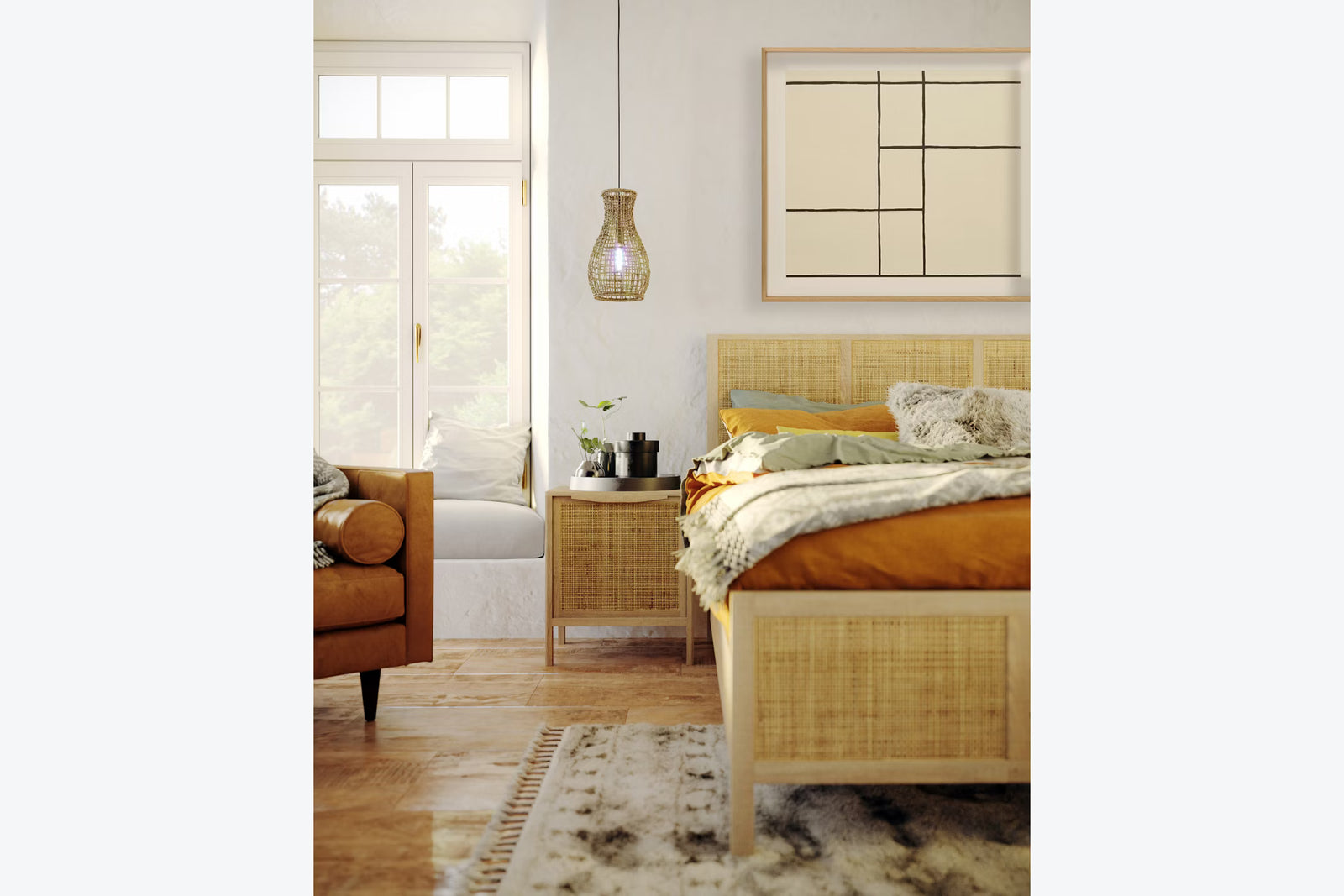 Oslo Solid Wood Bed | Mamta Handicraft