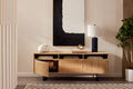 Oslo Solid Wood Media Console | Mamta Handicraft