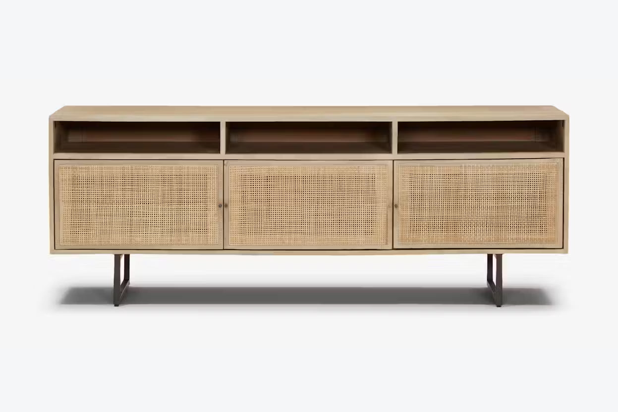 Oslo Solid Wood Media Console | Mamta Handicraft