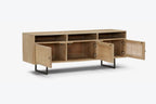 Oslo Solid Wood Media Console | Mamta Handicraft