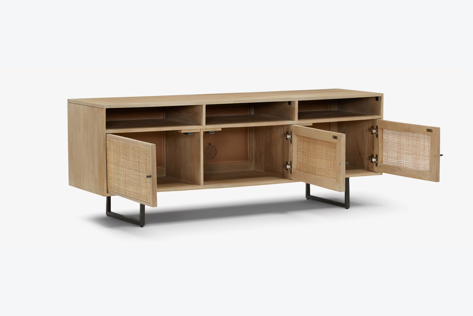 Oslo Solid Wood Media Console | Mamta Handicraft