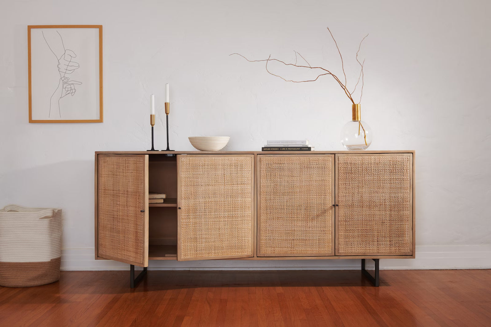 Oslo Solid Wood Sideboard | Mamta Handicraft