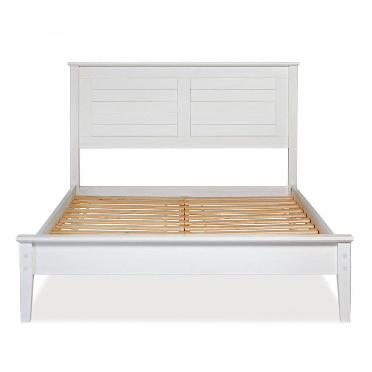 Greenport Solid Wood Louvered Bed