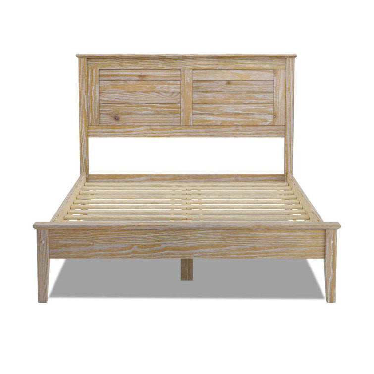 Greenport Solid Wood Louvered Bed