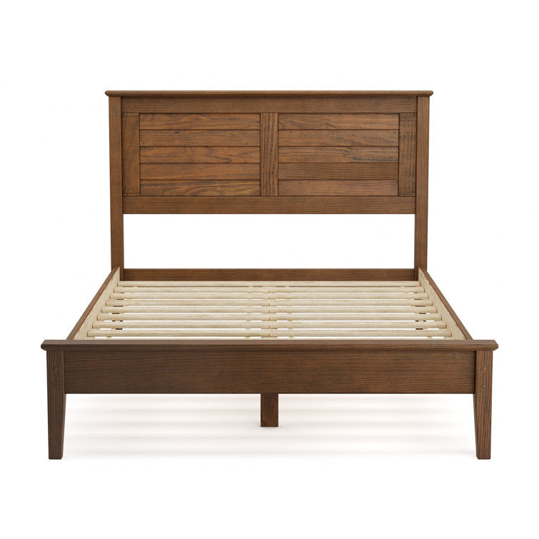 Greenport Solid Wood Louvered Bed