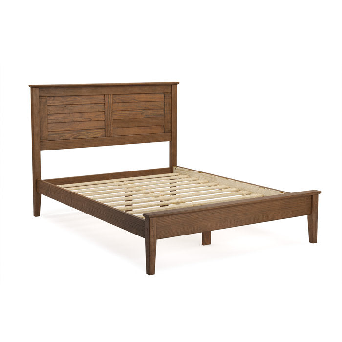 Greenport Solid Wood Louvered Bed