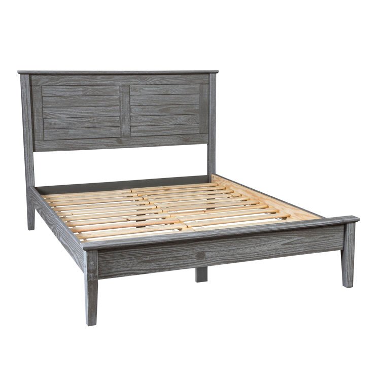 Greenport Solid Wood Louvered Bed