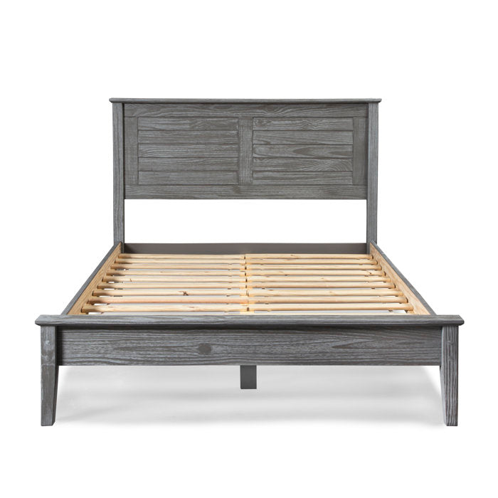Greenport Solid Wood Louvered Bed