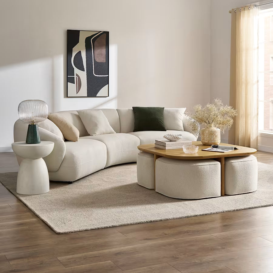 Millie Nesting Coffee Table Solid Wood | Mamta Handicraft