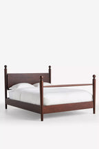 Sheesham Wood Poster Bed Front View | Mamta Handicraft