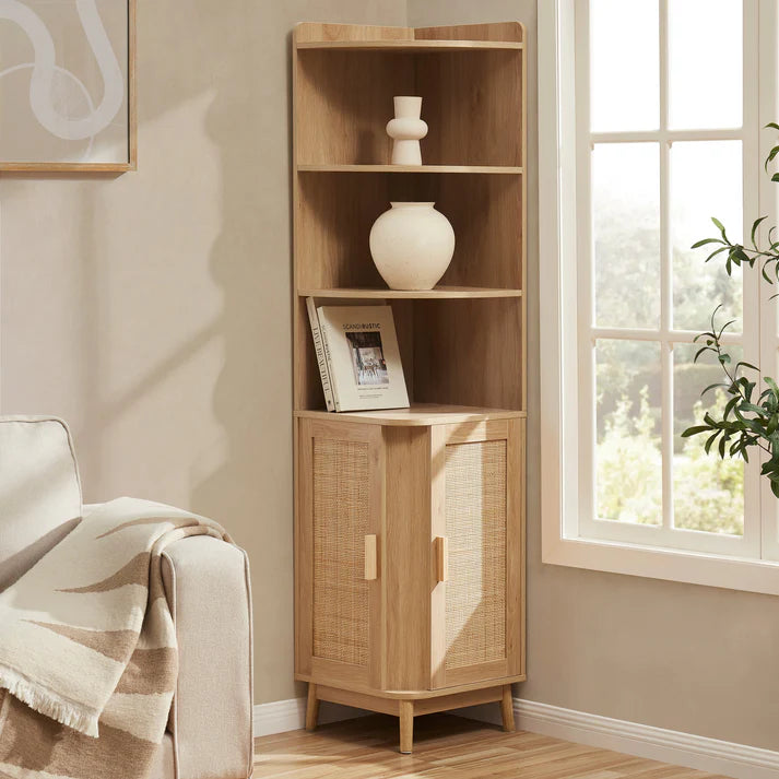 Canora Solid Wood Corner Storage Unit | Mamta Handicraft